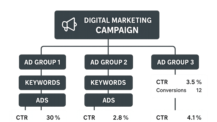 Illustration of Ad group