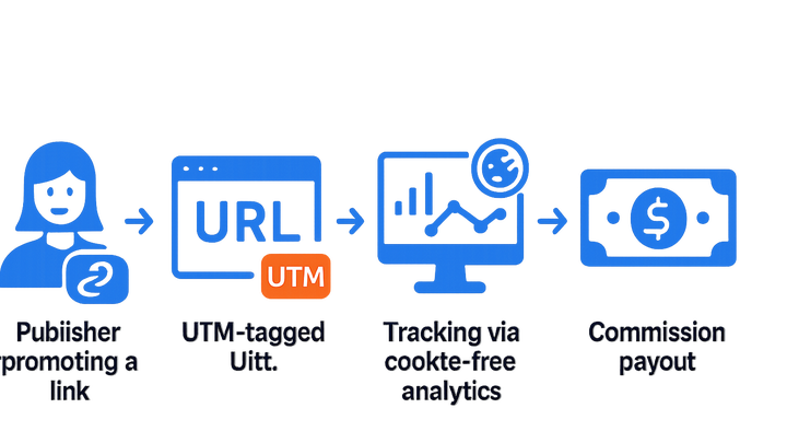 Illustration of Affiliate marketing