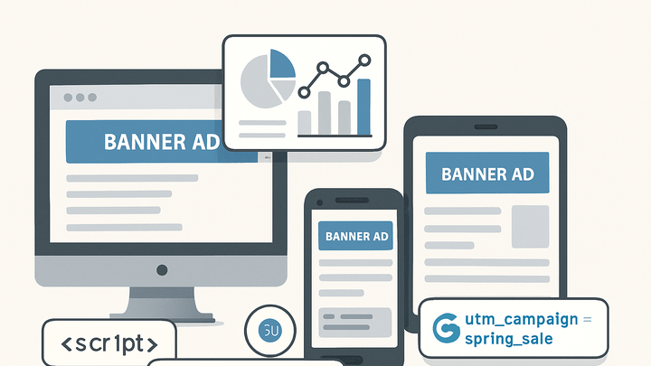 Illustration of Banner ads