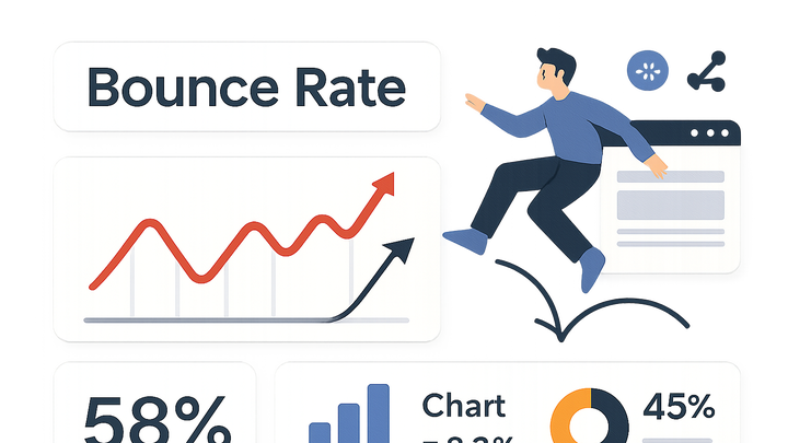 Illustration of Bounce rate