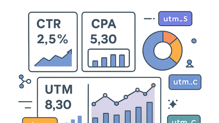 Illustration of Marketing metrics