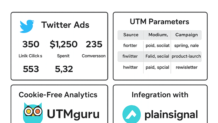 Illustration of Twitter ads